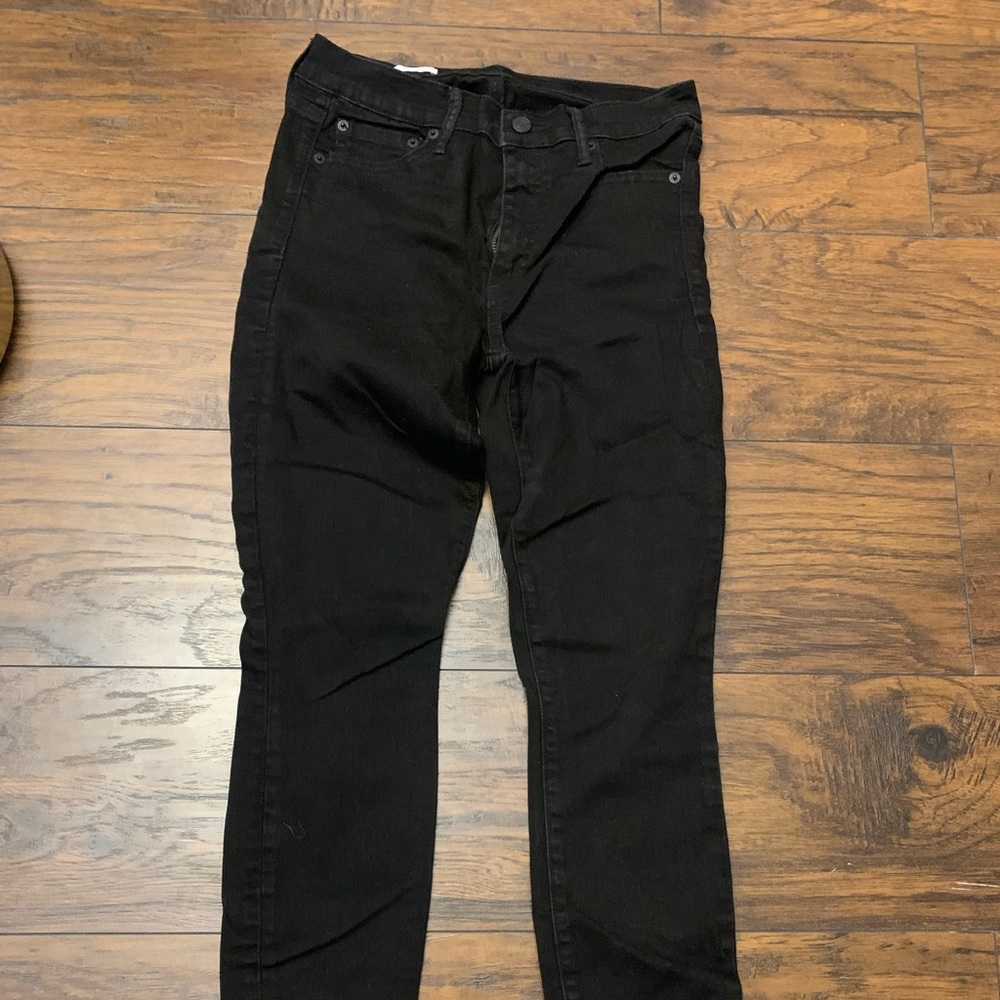 GAP Frayed Bottom Skinny Jeans